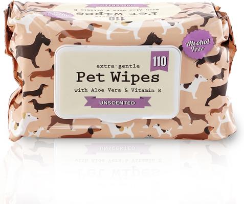Show full view: Precious Tails Cleaning & Deodorizing Dog Grooming Wipes, Unscented, 110 count slide 7 of 7