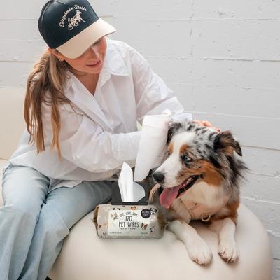 Show full view: Precious Tails Live. Love. Wash. Dog Grooming Wipes, Unscented, 120 count slide 3 of 6