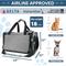Show in main carousel: Gapzer Airline Approved Soft-Sided Dog & Cat Carrier Bag, Grey, 17 x 11 x 11-in slide 3 of 8