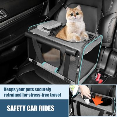 Show full view: Gapzer Airline Approved Dog & Cat Carrier Bag, Grey slide 4 of 8