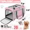 Show in main carousel: Gapzer Top Load Collapsible Soft-Sided Dog & Cat Carrier Bag, Pink slide 2 of 7