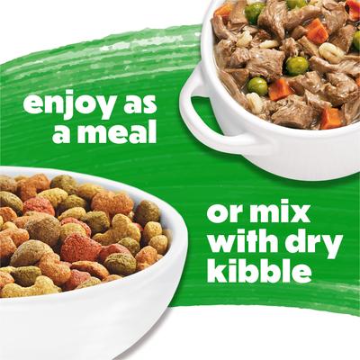 Show full view: Purina Beneful Freshly Prepared Meals Roasted Turkey Medley with Wild Rice, Peas & Barley Wet Dog Food, 10-oz, case of 8 slide 8 of 12