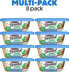 Purina Beneful Freshly Prepared Meals Roasted Turkey Medley with Wild Rice, Peas & Barley Wet Dog Food, 10-oz, case of 8 slide 2 of 8