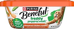 Purina Beneful Freshly Prepared Meals Simmered Chicken Medley with Carrots, Green Beans & Wild Rice Wet Dog Food, 10-oz, case of 8