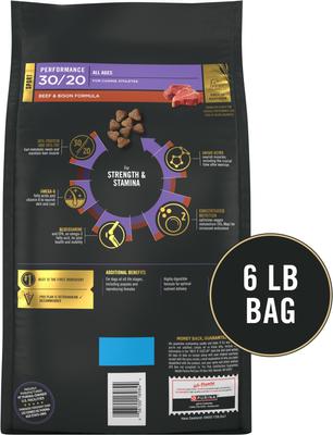 Show full view: Purina Pro Plan Sport Performance All Life Stages High-Protein 30/20 Beef & Bison Formula Dry Dog Food, 6-lb bag slide 3 of 11