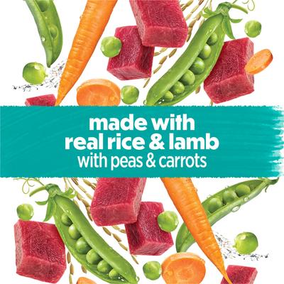 Show full view: Purina Beneful Freshly Prepared Meals Savory Rice & Lamb Stew with Peas & Carrots Wet Dog Food, 10-oz, case of 8 slide 6 of 12