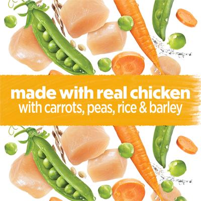 Show full view: Purina Beneful Freshly Prepared Meals Chicken Stew with Rice, Carrots, Peas & Barley Wet Dog Food, 10-oz, case of 8 slide 6 of 12