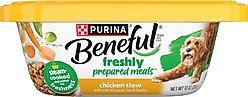 Purina Beneful Freshly Prepared Meals Chicken Stew with Rice, Carrots, Peas & Barley Wet Dog Food, 10-oz, case of 8