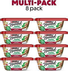 Purina Beneful Freshly Prepared Meals Beef Stew with Peas, Carrots, Rice & Barley Wet Dog Food, 10-oz, case of 8 slide 2 of 8
