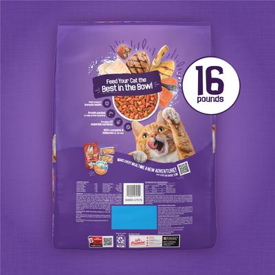 Show full view: Friskies Surfin' & Turfin' Favorites Muscle & Immune Support Crunchy Dry Cat Food, 16-lb bag slide 3 of 13