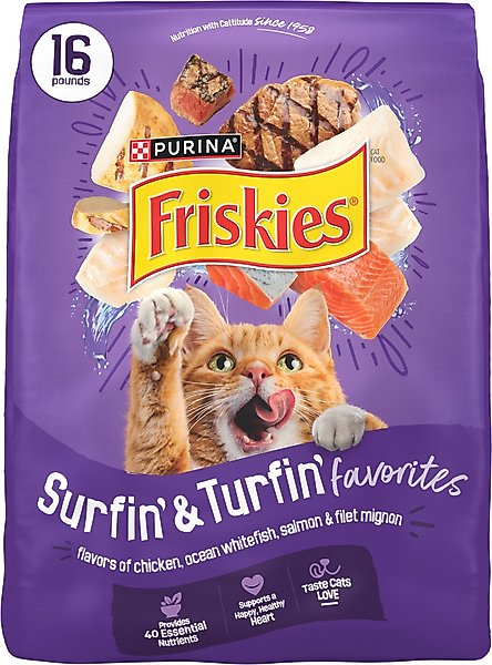 Friskies Surfin' & Turfin' Favorites Dry Cat Food