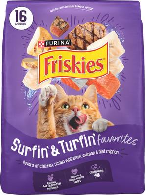 Friskies Surfin' & Turfin' Favorites Dry Cat Food