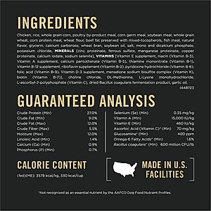 Purina Pro Plan Adult Weight Management Shredded Blend Chicken & Rice Formula Dry Dog Food, 34-lb bag