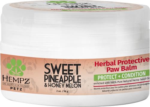 Show full view: Hempz Petz Sweet Pineapple Honey Melon Deodorizing Cologne Dog Spray, 8.5-fl oz bottle + Sweet Pineapple Honey Melon Protective Paw Balm, 2-oz jar slide 6 of 9