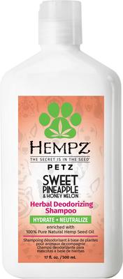 Show full view: Hempz Petz Sweet Pineapple Honey Melon Deodorizing Cologne Dog Spray, 8.5-fl oz bottle + Deodorizing Shampoo, Sweet Pineapple Honey Melon Scent, 17-fl oz bottle slide 6 of 9
