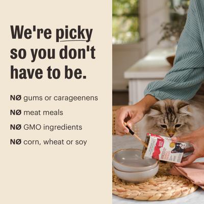 Show full view: The Honest Kitchen Human Grade Grain-Free Minced Chicken in Bone Broth Gravy Wet Cat Food, 2.8-oz, case of 12 slide 6 of 10