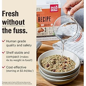The Honest Kitchen Whole Grain Chicken Recipe Dehydrated Dog Food, 10-lb box