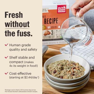 The Honest Kitchen Limited Ingredient Diet Fish Recipe Grain-Free Dehydrated Dog Food