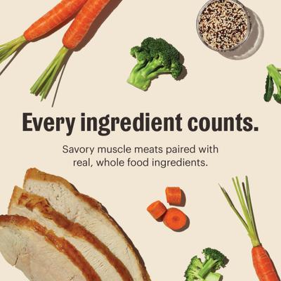 Show full view: The Honest Kitchen Human Grade One Pot Stew Tender Turkey Stew with Quinoa, Carrots & Broccoli Wet Dog Food, 10.5-oz bag, case of 6 slide 8 of 9