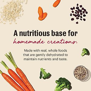 The Honest Kitchen Whole Grain, Veggie & Fruit Base Mix Dehydrated Dog Food, 7-lb box