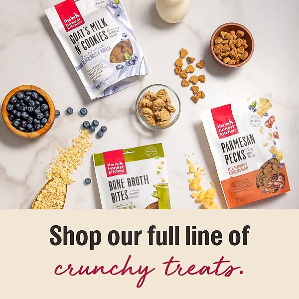 The Honest Kitchen Bone Broth Bites Roasted with Beef Bone Broth, Sweet Potatoes, & Parsley Dog Treats