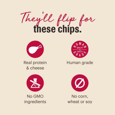 Show full view: The Honest Kitchen Human Grade Gourmet Barbecue Liver Chips Chicken Liver & Cheddar Recipe Dog Treats, 4-oz bag slide 7 of 12