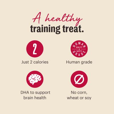 Show full view: The Honest Kitchen Human Grade Surf & Turf Meaty Littles Slow Roasted Beef & Salmon Recipe Dog Treats, 4-oz bag slide 7 of 12