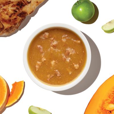 Show full view: The Honest Kitchen Human Grade Pumpkin POUR OVERS Chicken & Pumpkin Stew Wet Dog Food Topper, 5.5-oz, case of 12 slide 5 of 12