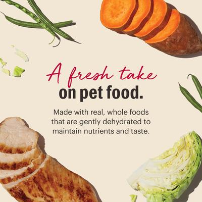 Show full view: The Honest Kitchen Human Grade Wholemade Grain-Free Chicken Dehydrated Dog Food, 10-lb box slide 8 of 12