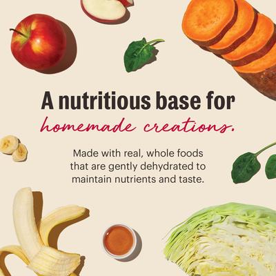 Show full view: The Honest Kitchen Human Grade Wholemade Grain-Free Fruit & Veggie Base Mix Dehydrated Dog Food, 7-lb box slide 9 of 13