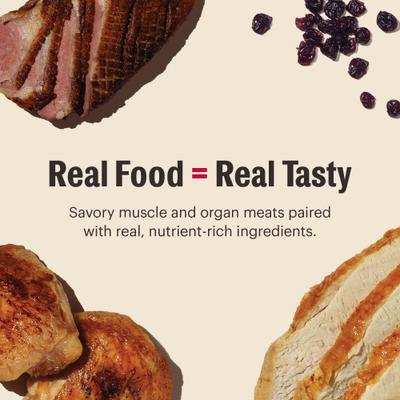 Show full view: The Honest Kitchen Human Grade Grain-Free Minced Turkey, Chicken & Duck in Bone Broth Gravy Wet Cat Food, 2.8-oz, case of 12 slide 6 of 10