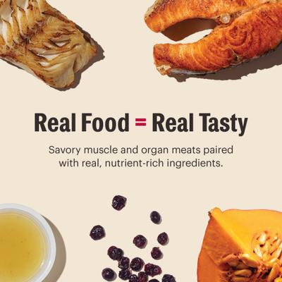 Show full view: The Honest Kitchen Human Grade Grain-Free Minced Salmon & Cod in Fish Broth Gravy Wet Cat Food, 2.8-oz, case of 12 slide 4 of 10