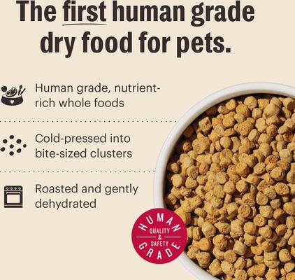 Show full view: The Honest Kitchen Human Grade Whole Food Clusters Grain-Free Chicken & Fish Dry Cat Food, 10-lb slide 5 of 9