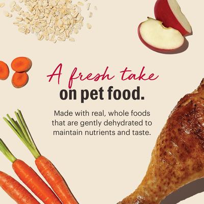 Show full view: The Honest Kitchen Human Grade Wholemade Whole Grain Turkey Dehydrated Dog Food, 10-lb box slide 8 of 12