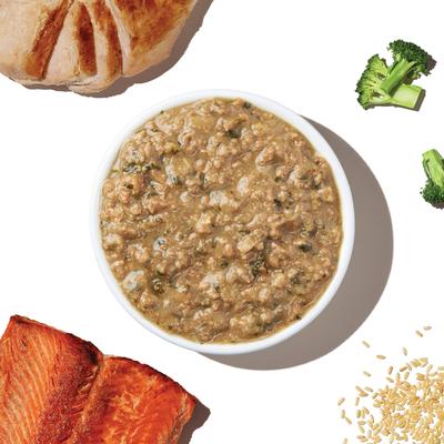 Show full view: The Honest Kitchen Human Grade One Pot Stew Simmered Salmon & Chicken Stew Wet Dog Food, 10.5-oz, case of 6 slide 3 of 9