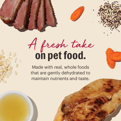 Show full view: The Honest Kitchen Human Grade Wholemade Whole Grain Chicken & Duck Dehydrated Dog Food, 4-lb box slide 6 of 8