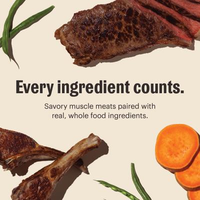 Show full view: The Honest Kitchen Human Grade One Pot Stew Braised Beef & Lamb Stew with Green Beans & Sweet Potatoes Wet Dog Food, 10.5-oz bag, case of 6 slide 8 of 10