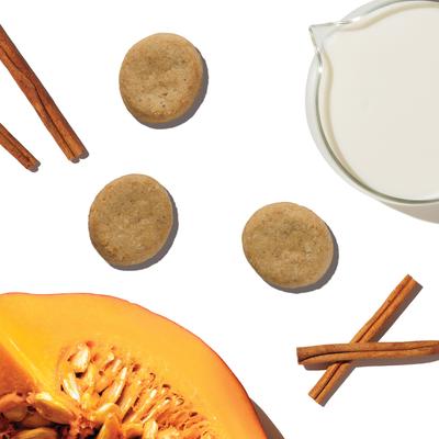 Show full view: The Honest Kitchen Human Grade Goat's Milk N' Cookies Slow-Baked with Pumpkin Dog Treats, 8-oz bag slide 5 of 12