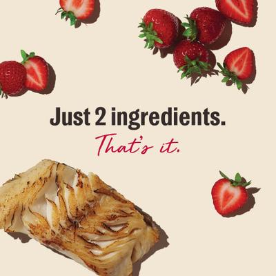 Show full view: The Honest Kitchen Human Grade Superfood Cod Crisps Cod & Strawberry Dehydrated Dog Treats, 3-oz bag slide 7 of 11