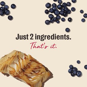 The Honest Kitchen Superfood Cod Crisps Cod & Blueberry Dehydrated Dog Treats, 3-oz bag