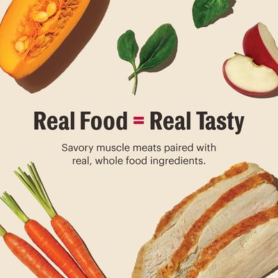 Show full view: The Honest Kitchen Human Grade Butcher Block Pate Turkey & Autumn Veggies Pate Wet Dog Food, 10.5-oz, case of 6 slide 7 of 9