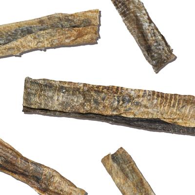 Show full view: The Honest Kitchen Human Grade Beams Ocean Chews Cod Fish Skins Dehydrated Dog Treats, Large, 5.5-oz bag slide 5 of 11