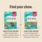 Show in main carousel: The Honest Kitchen Human Grade Beams Ocean Chews Wolfish Skins Dehydrated Dog Treats, Large, 6-oz bag slide 8 of 12