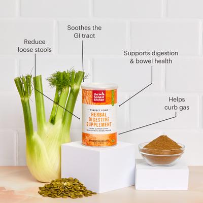 Show full view: The Honest Kitchen Human Grade Perfect Form Herbal Digestive Dog & Cat Supplement, 3.2-oz jar slide 7 of 11