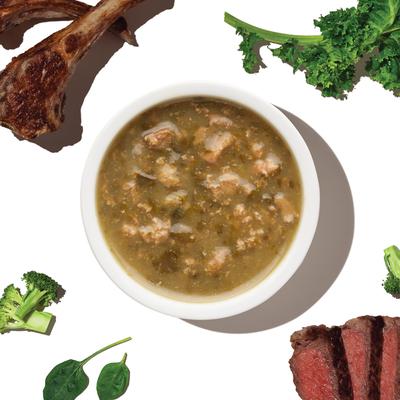 Show full view: The Honest Kitchen Human Grade Superfood POUR OVERS Lamb & Beef Stew with Veggies Wet Dog Food Topper, 5.5-oz, case of 12 slide 5 of 12