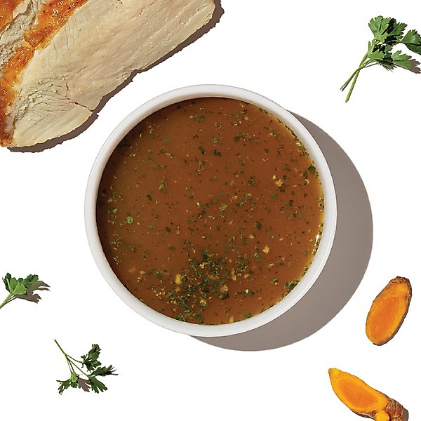 Show full view: The Honest Kitchen Daily Boosters Turkey Bone Broth with Turmeric for Dogs, 3.6-oz jar slide 5 of 12