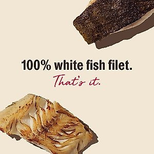 The Honest Kitchen Wishes Dehydrated White Fish Filets Dog Treats, 3-oz bag
