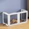 Show in main carousel: LovMor Freestanding Indoor Dog Gate, White, 4 Panel: 80 x 24-in slide 5 of 9