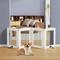 Show in main carousel: LovMor Freestanding Indoor Dog Gate, White, 4 Panel: 80 x 24-in slide 4 of 9