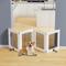 Show in main carousel: LovMor Freestanding Indoor Dog Gate, White, 4 Panel: 80 x 24-in slide 2 of 9